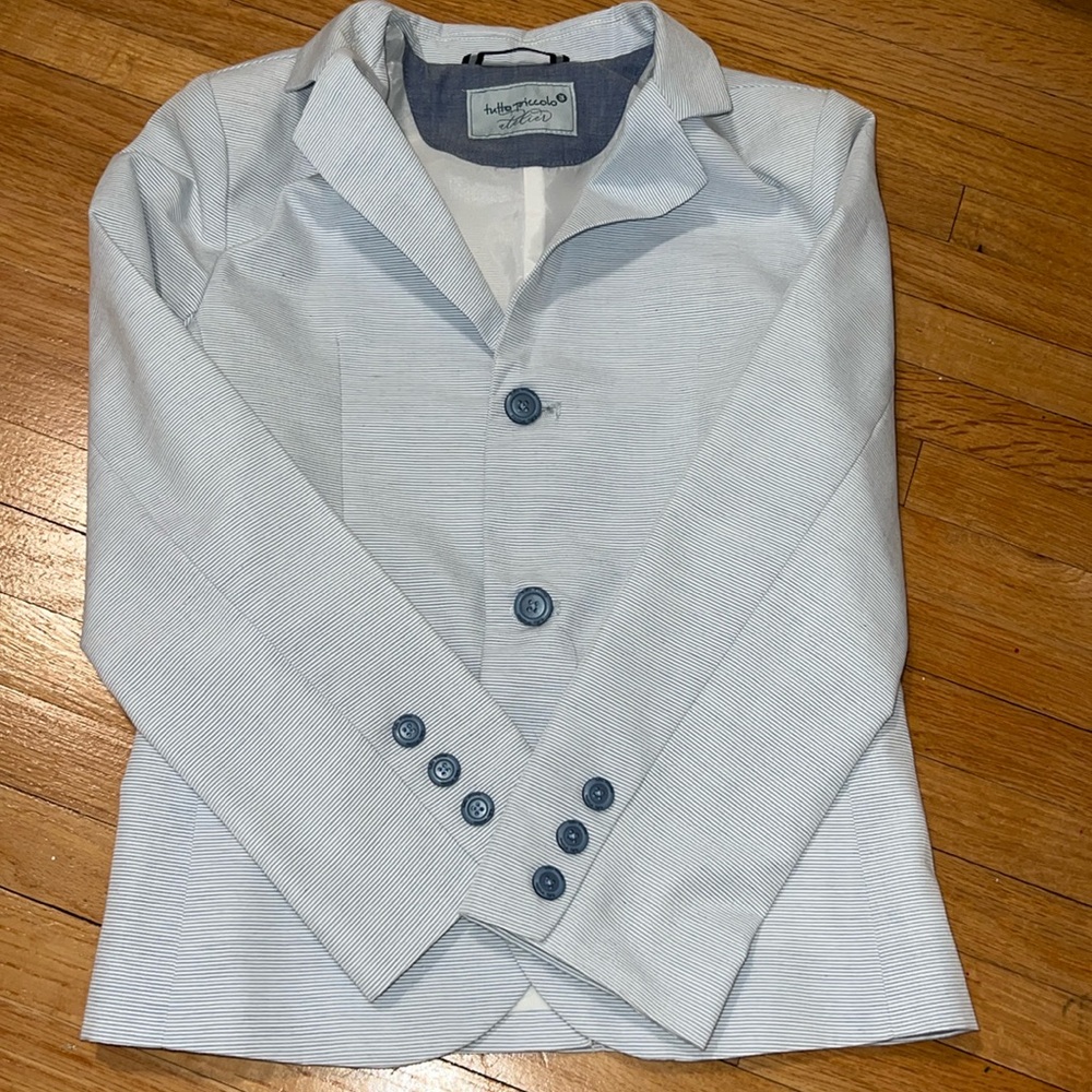 Boys Seersucker Blazer